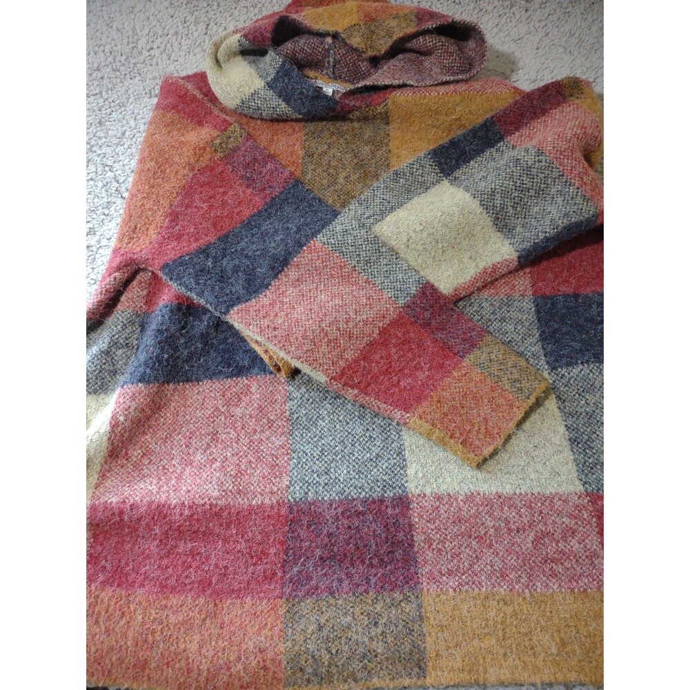 Northstyle Women's Size XL Square Patch Pattern Hooded Sweater Fiberous